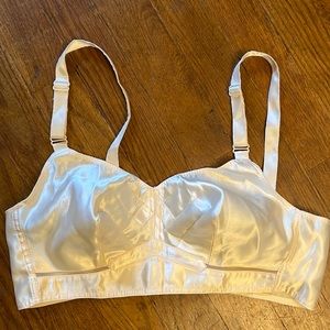 What Katie Did Satin Peach Bra 34C